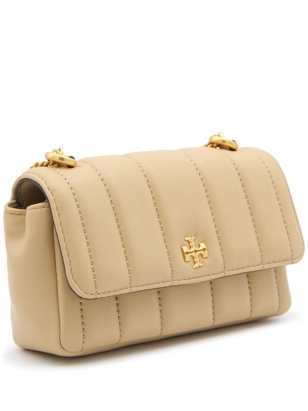 Kira Flap Mini Shoulder Bag Beige - TORY BURCH - BALAAN 3