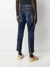 Slim fit cropped biker jeans S74LB0833S30664470 - DSQUARED2 - BALAAN 4