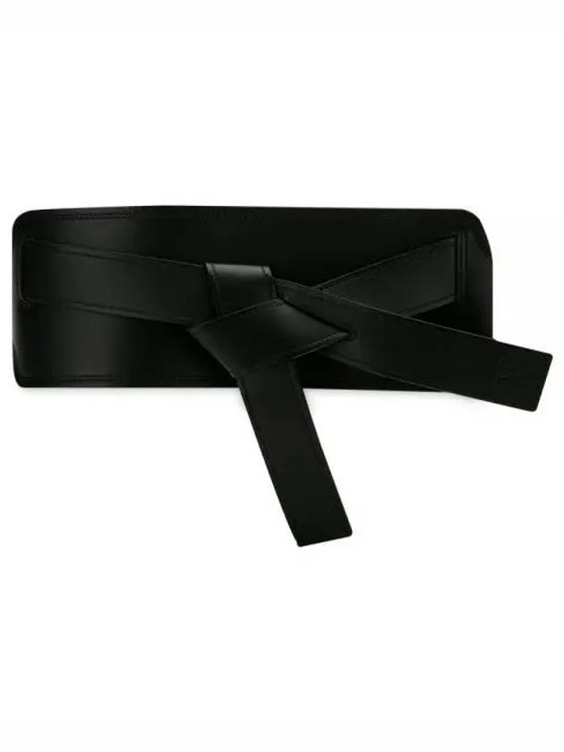 Calfskin Gate Belt Black - LOEWE - BALAAN 2