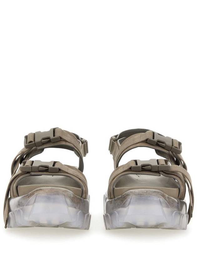 Rick Owens Leather Sandal - RICK OWENS - BALAAN 4