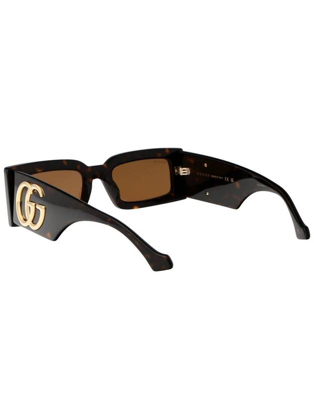 logo decorated rectangular frame sunglasses GG1425S - GUCCI - BALAAN 5