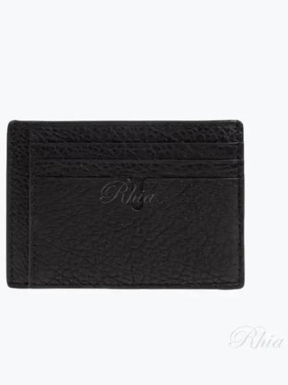 B-Cut Clip Leather Card Wallet Black - BURBERRY - BALAAN 2