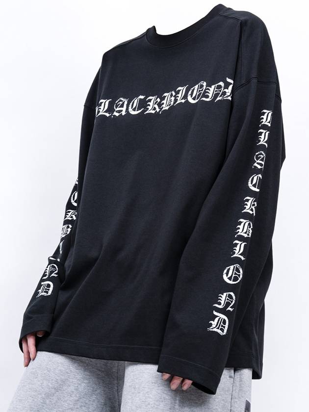 Crushed Faith Long Sleeve T-Shirt Black - BLACKBLOND - BALAAN 2