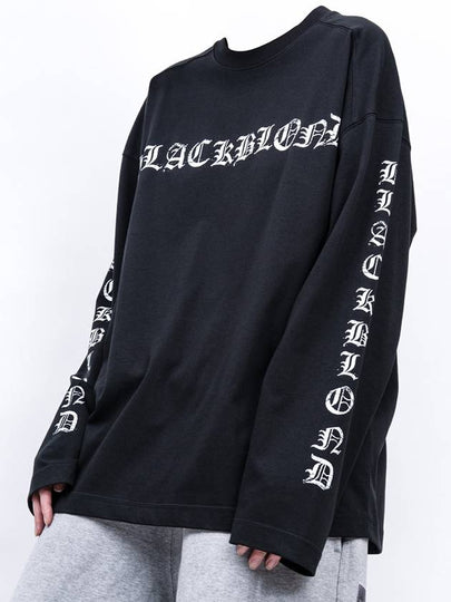 Crushed Faith Long Sleeve T-Shirt Black - BLACKBLOND - BALAAN 2