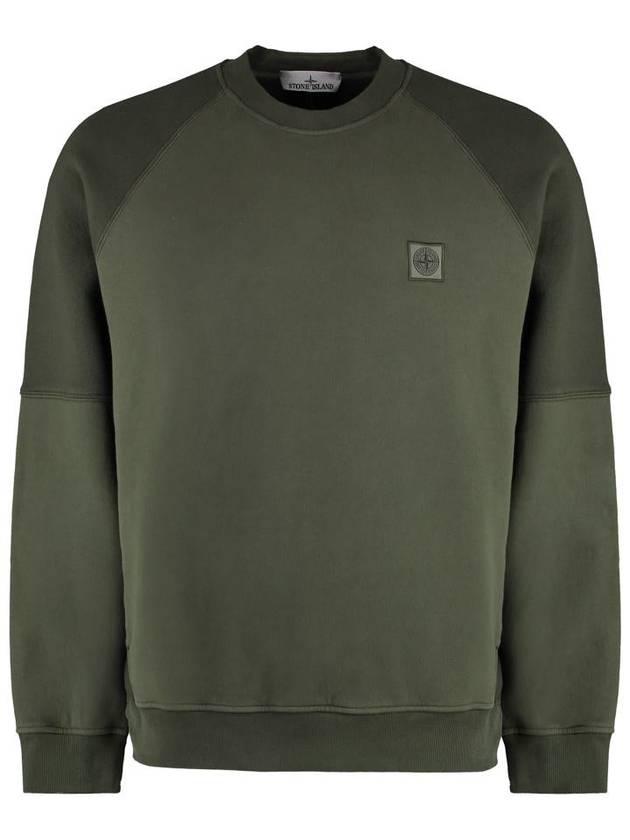 Compass Patch Knit Top Green - STONE ISLAND - BALAAN 2