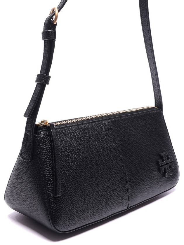 McGraw Wedge Shoulder Bag Black - TORY BURCH - BALAAN 4