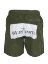 Box Logo Swim Shorts Khaki - STONE ISLAND - BALAAN 6