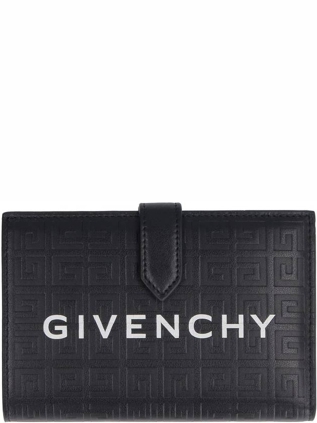 G Cut 4G Leather Card Wallet Black - GIVENCHY - BALAAN 3