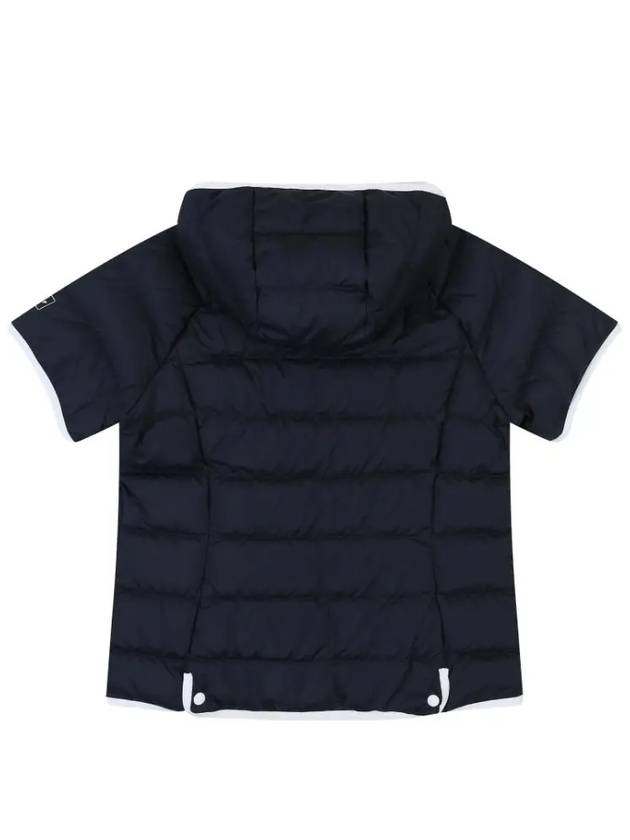 short-sleeved lightweight down hooded jumper OF1153LBNAVY - ONOFF - BALAAN 3