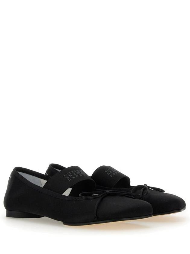 Anatomic Satin Ballerinas Flat Black - MAISON MARGIELA - BALAAN 3