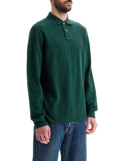 custom slim fit long sleeve polo shirt - POLO RALPH LAUREN - BALAAN 2