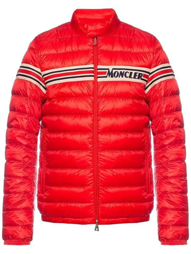 Renald Striped Goose Down Lightweight Padding Red - MONCLER - BALAAN 1