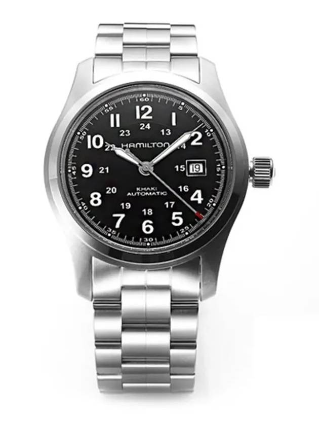 Khaki Field Automatic 42mm Metal Watch Silver - HAMILTON - BALAAN 4