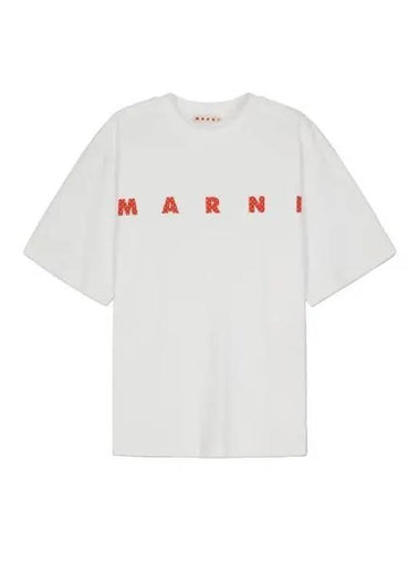 polka short sleeve t shirt white - MARNI - BALAAN 1