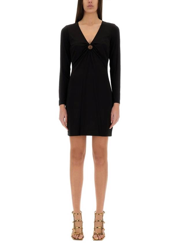 JERSEY DRESS WITH DROP OPENING - MICHAEL KORS - BALAAN 1