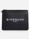 Logo Clutch Black BK600JK0AC - GIVENCHY - BALAAN 1