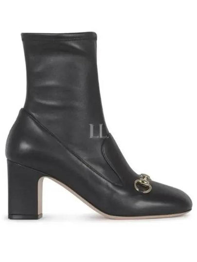 Women's Horsebit Ankle Boots Black - GUCCI - BALAAN 2