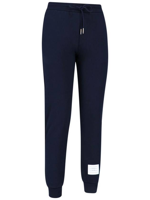 Women's Loop Back Stripe Track Pants Navy - THOM BROWNE - BALAAN 3