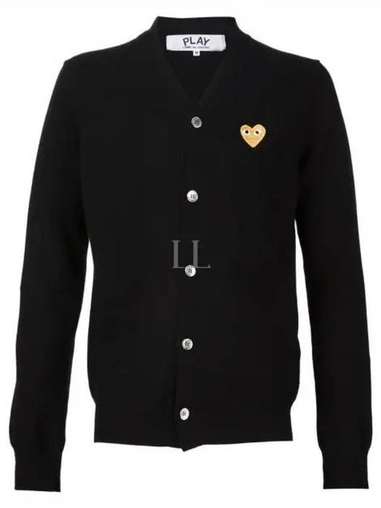 Play Gold Waffen Cardigan Black - COMME DES GARCONS - BALAAN 2