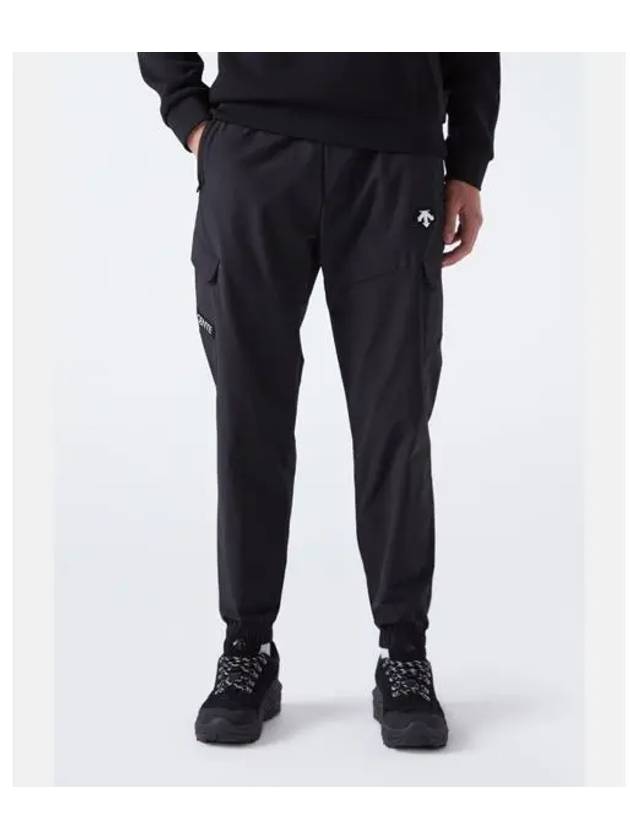 Weakly brushed regular jogger pants black SP321SPT91 - DESCENTE - BALAAN 1