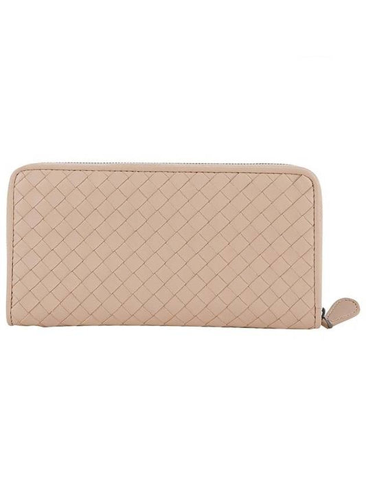 Intrecciato zipper leather long wallet - BOTTEGA VENETA - BALAAN.