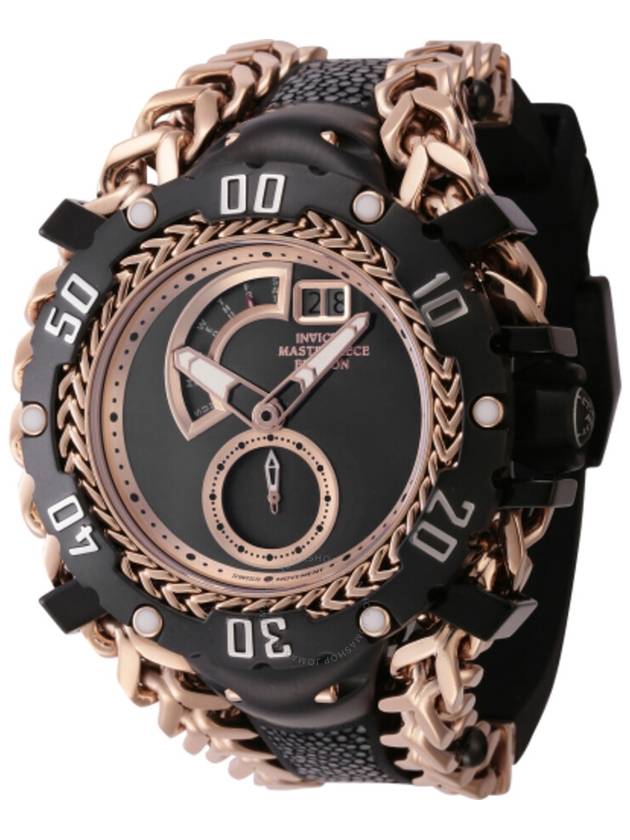 Invicta Masterpiece Quartz Black Dial Men's Watch 44631 - INVICTA - BALAAN 1