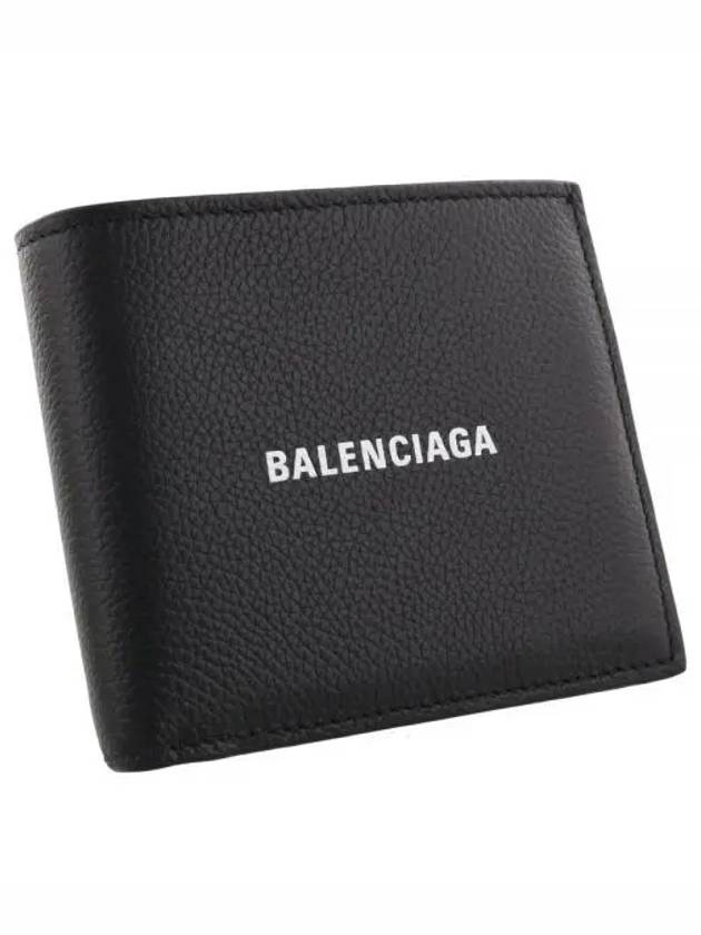 Logo Print Half Wallet Black - BALENCIAGA - BALAAN 2