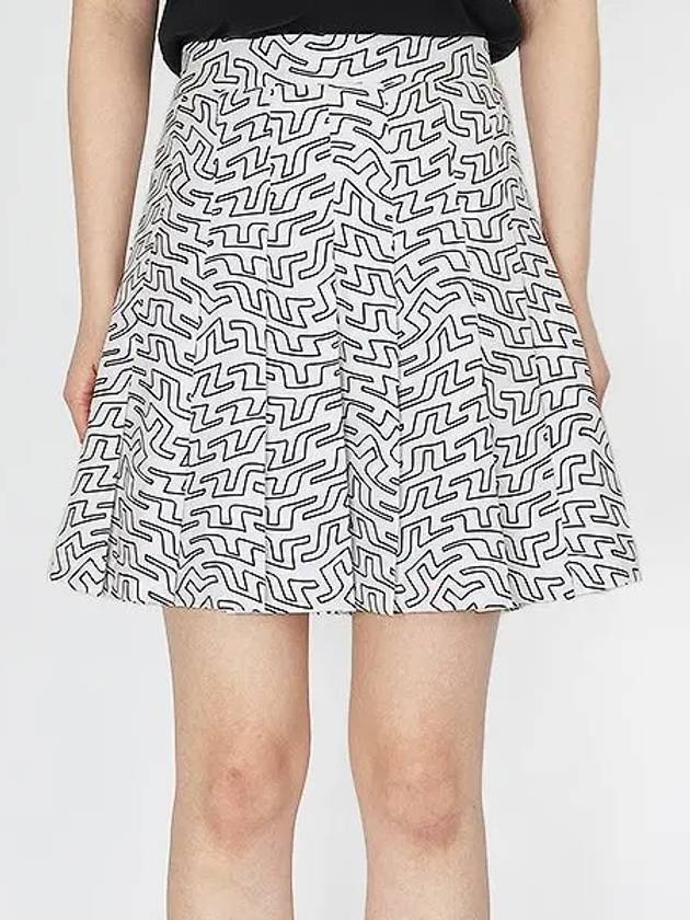 Golf Adina Print Skirt White - J.LINDEBERG - BALAAN 2