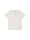 Logo Cotton Short Sleeve T-Shirt White - GANNI - BALAAN 2