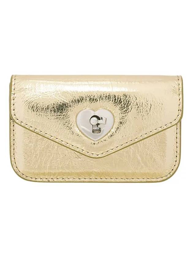 Heartlock compact business card card wallet shine gold - LE MASQUE - BALAAN 2