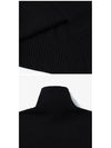 Intarsia Heart Logo Turtleneck Black - AMI - BALAAN 4