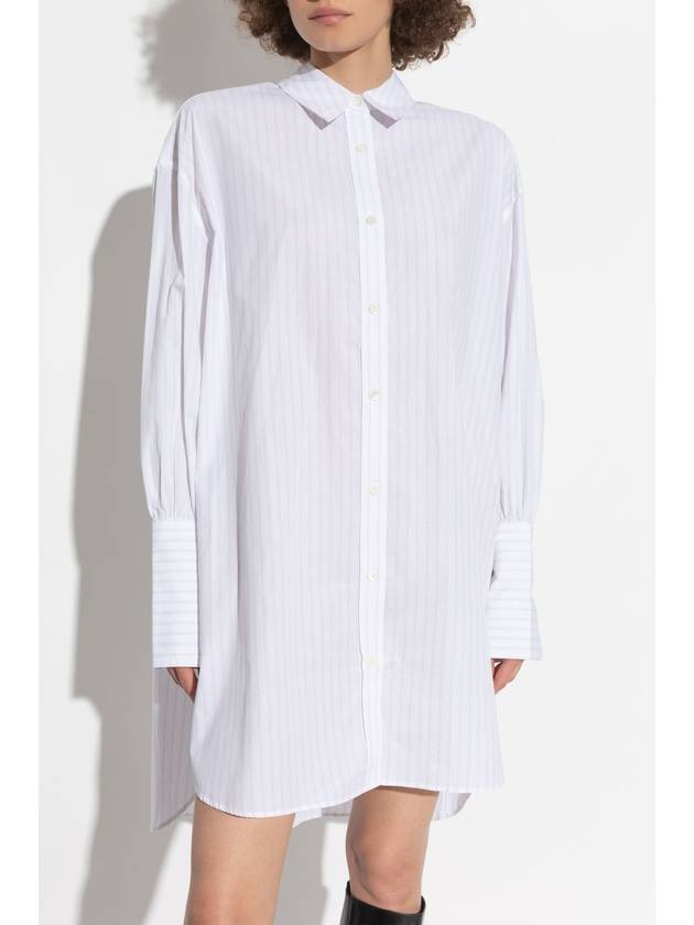 Anine Bing Shirt Dress, Women's, White - ANINE BING - BALAAN 3