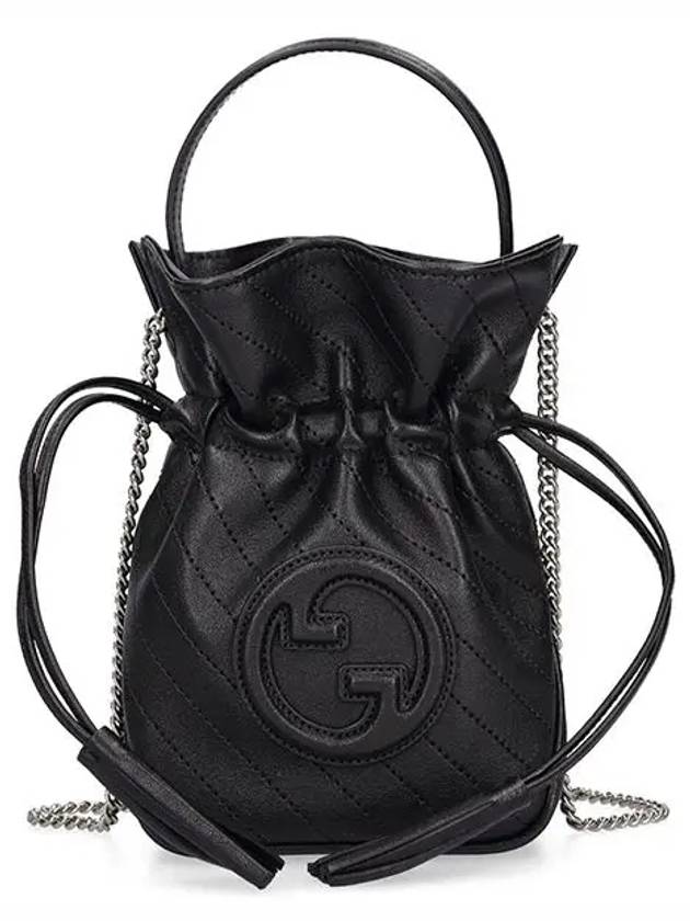 GG Blondie Mini Bucket Bag Black - GUCCI - BALAAN 2