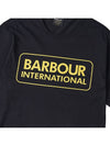 International Essential Large Logo Short Sleeve T-Shirt Black - BARBOUR - BALAAN 6