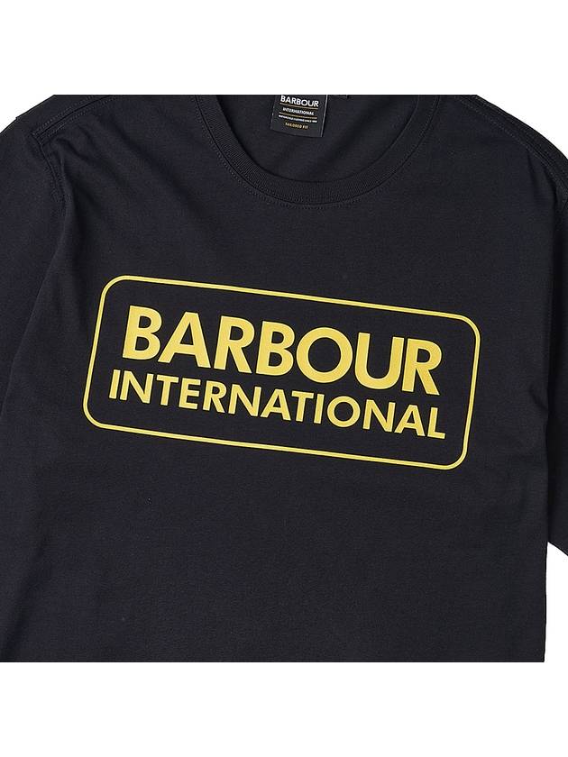 International Essential Large Logo Short Sleeve T-Shirt Black - BARBOUR - BALAAN 6