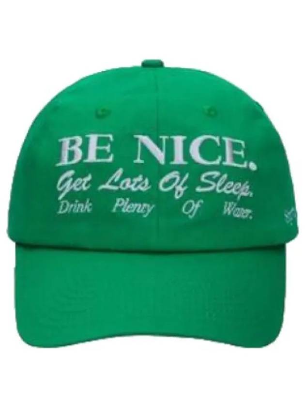 embroidered ball cap green hat - SPORTY & RICH - BALAAN 1