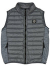 Kids padded vest 7916G0224 V0063 10A12A Adults can wear - STONE ISLAND - BALAAN 1