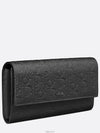 flap long wallet black Dior Gravity leather - DIOR - BALAAN 2