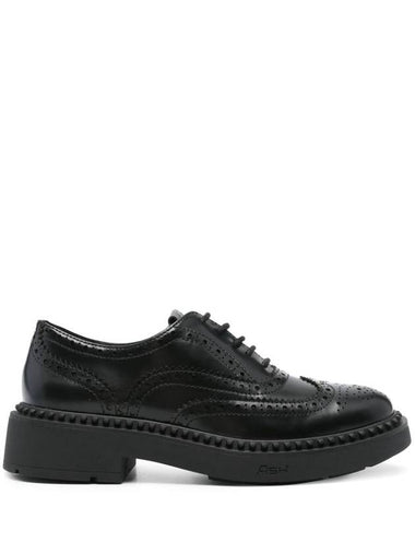 Ash Calf Leather Mercer Oxford Shoes - ASH - BALAAN 1