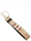 Monogram Motif Check Key Holder Beige - BURBERRY - BALAAN 3