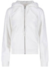 Logo Cotton Zip-Up Hoodie White - MAISON MARGIELA - BALAAN 1