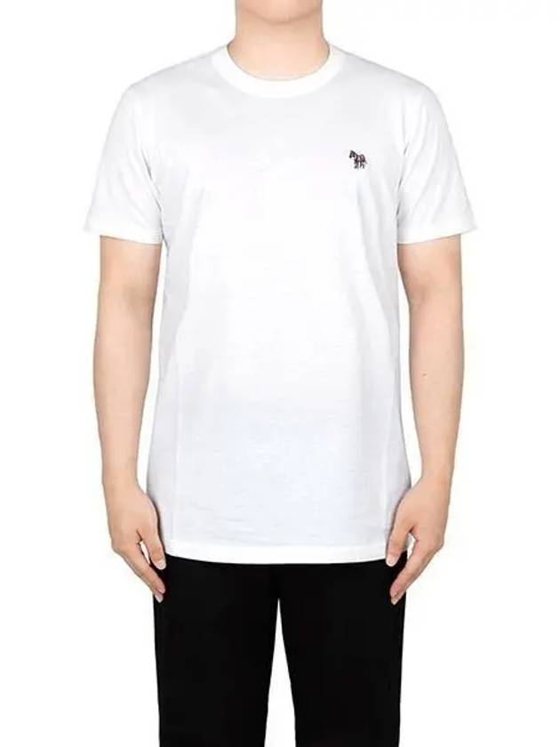 Zebra Logo Short Sleeve T-Shirt White - PAUL SMITH - BALAAN 2