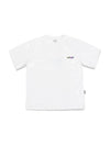 Hologram Decal Logo Short Sleeve T-Shirt White - OFFGRID - BALAAN 1