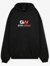 Gymwear Logo Print Cotton Hoodie Black - BALENCIAGA - BALAAN 3