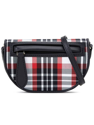 Detachable Strap Tartan Olympia MICRO 8035878 Women s Card Case Shoulder Bag - BURBERRY - BALAAN 1