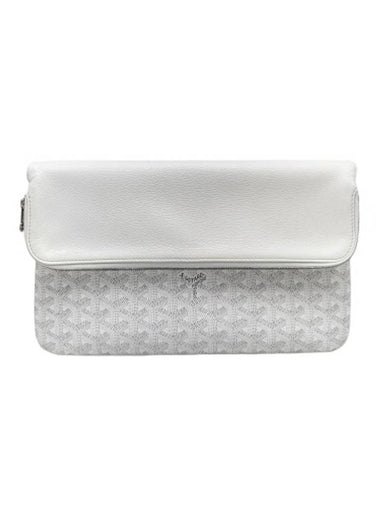 White color Saint Marie MM clutch bag - GOYARD - BALAAN 1