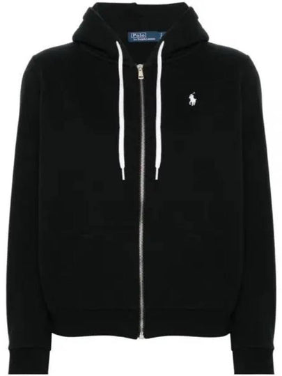 Pony Logo Zip-Up Hoodie Black - POLO RALPH LAUREN - BALAAN 2