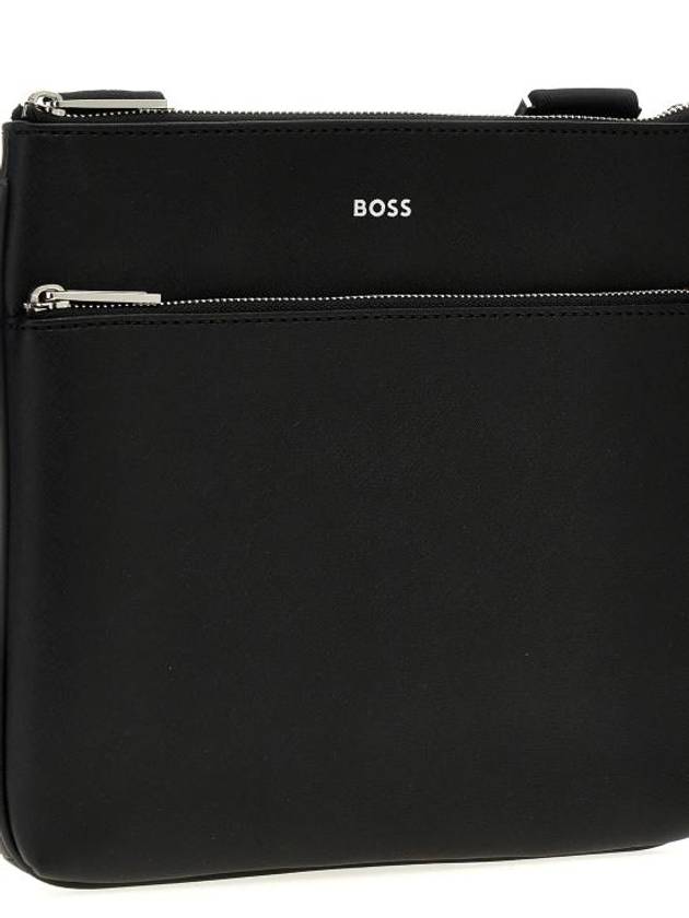 Logo Lettering Envelope Cross Bag Black - HUGO BOSS - BALAAN 4