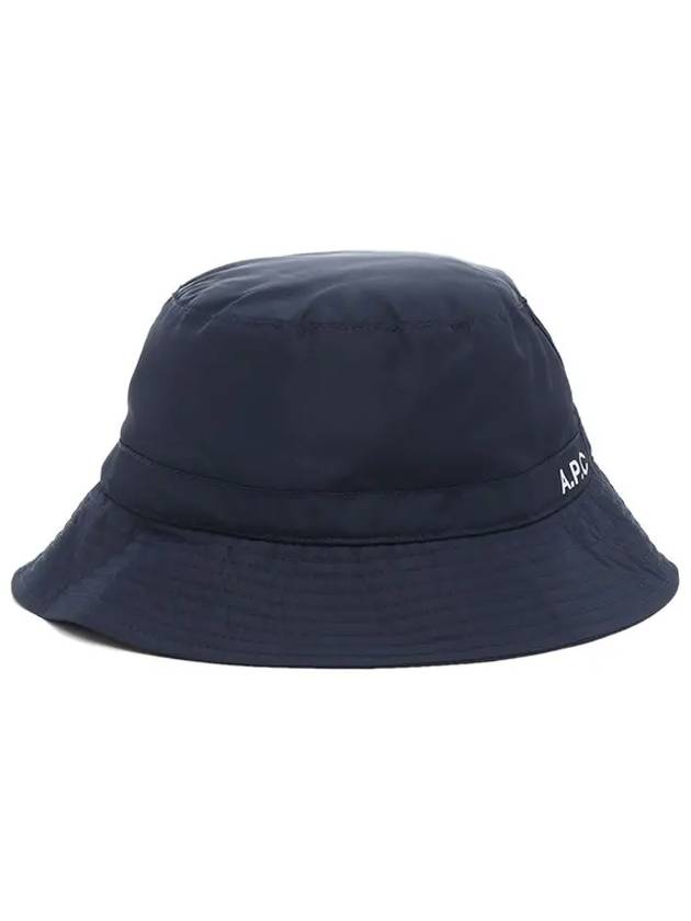 Logo Nylon Bucket Hat Navy - A.P.C. - BALAAN 3