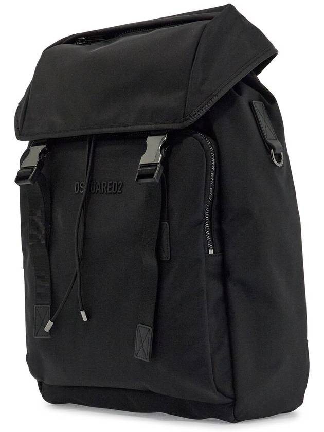 black nylon laptop backpack - DSQUARED2 - BALAAN 3